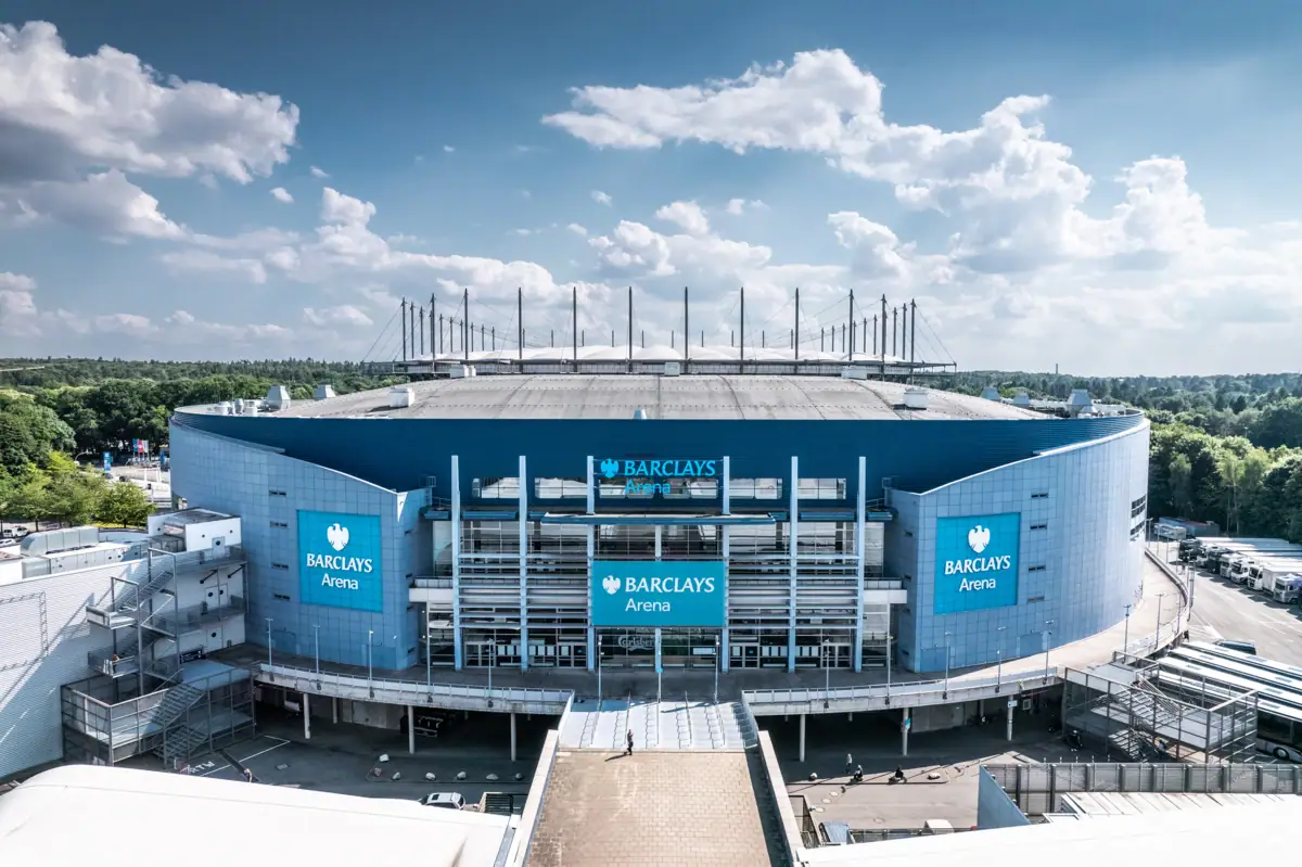 Barclays Arena Hamburg von außen