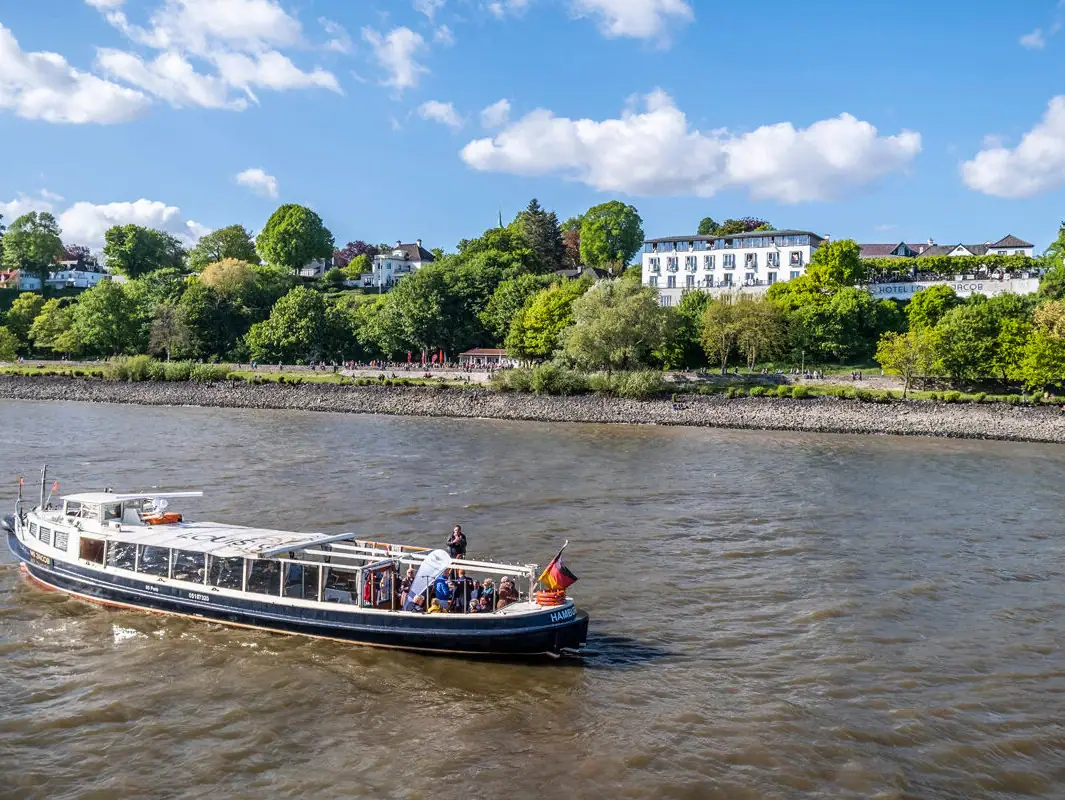 Launch MS Jacob on the Elbe.