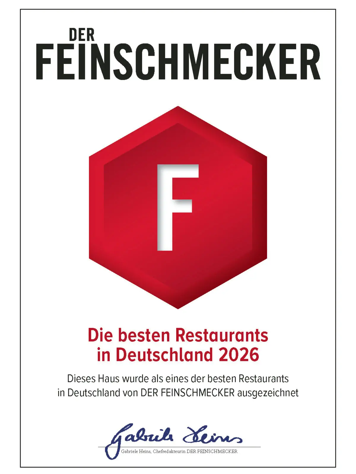 Gourmet Award The Gourmet